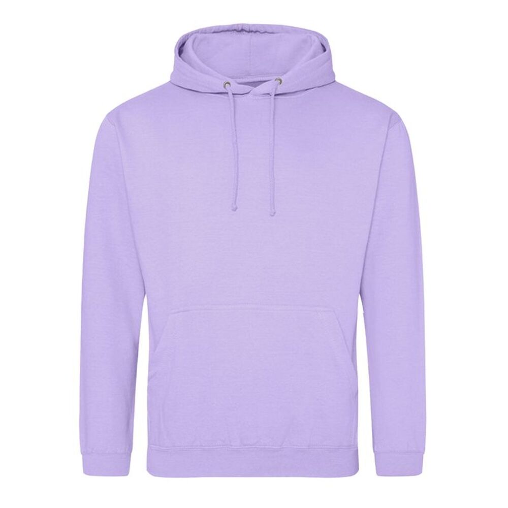Awdis Mens Hoodie / Festival Fuchsia